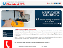 Tablet Screenshot of electriciansuttoxeter.com